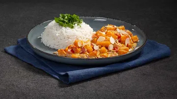 Basmati-Reis mit Kürbis