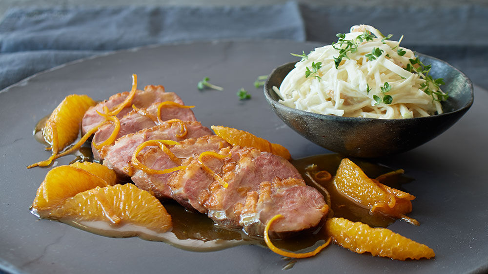 Rosa gebratene Entenbrust à l orange | Rezepte | HIT